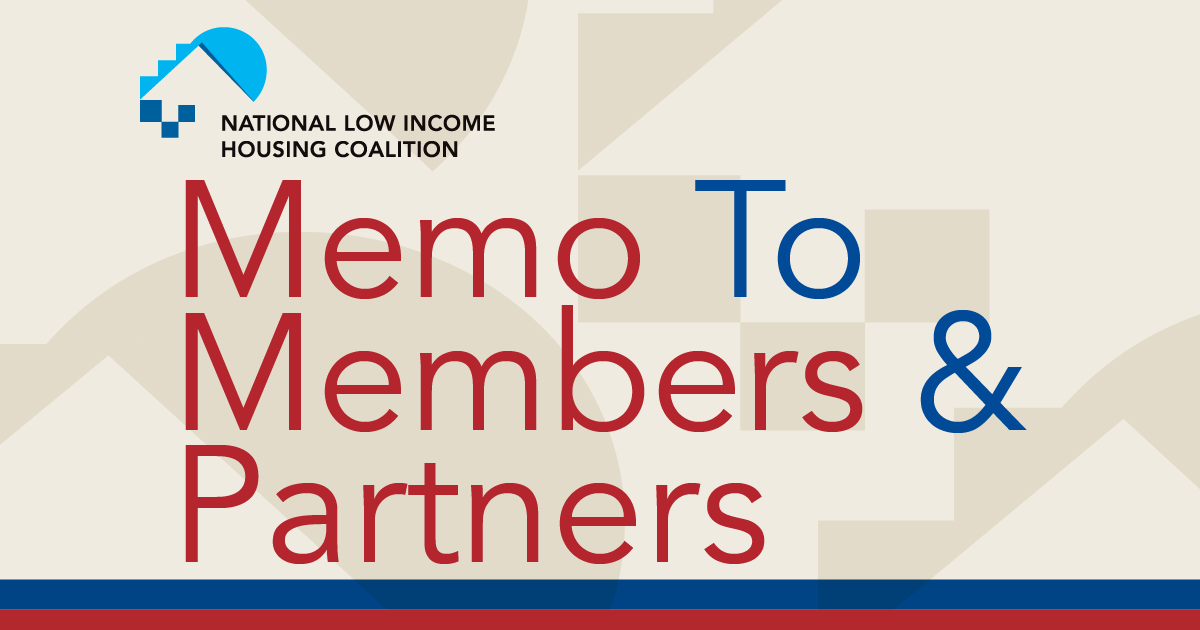 Memo to Members & Partners | Volume 29, Issue 15